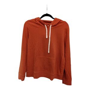 Love Express Women's Red Pullover Hoodie Regular Fit Front Pocket SZ Large